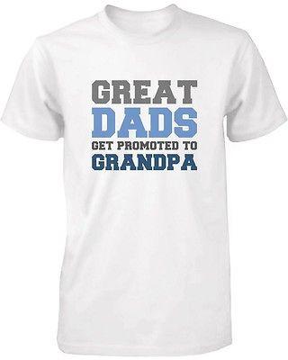 Load image into Gallery viewer, Grandpa Shirt Great Dads Get Promoted to Grandpa -
