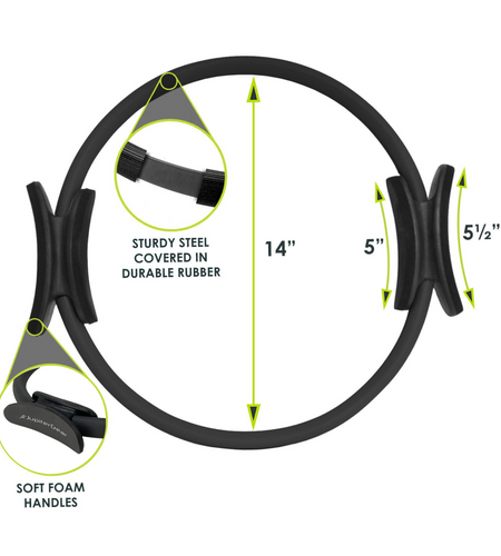 Pilates Resistance Ring for Strengthening Core Muscles