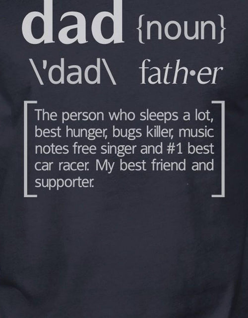 Load image into Gallery viewer, Dad Noun Navy Graphic T-shirt For Men Unique Dad
