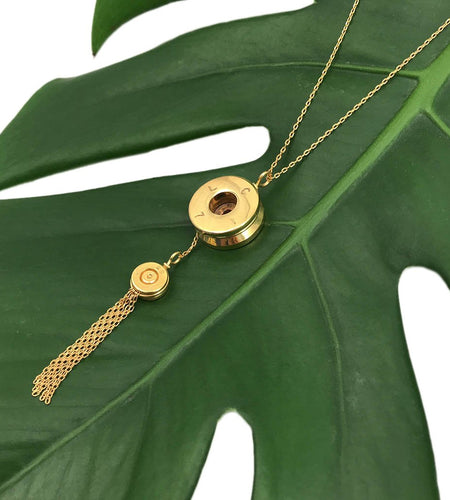 Bullet Tassel Necklace